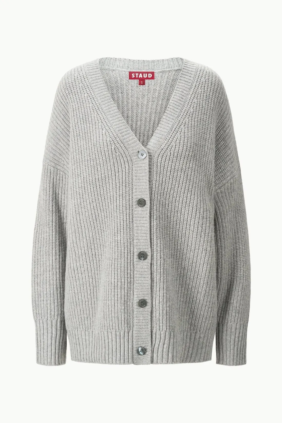 STAUD MATILDA CARDIGAN HEATHER GREY HEATHERGREY Discount
