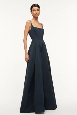 STAUD MAXI JOLI DRESS NAVY Sale