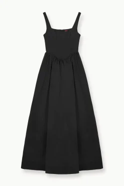STAUD MAXI LANDSCAPE DRESS BLACK Outlet
