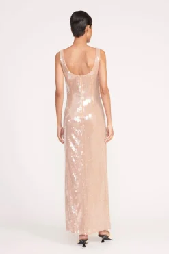 STAUD MAXI LE SABLE DRESS   BEIGE Sale