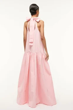 STAUD MAXI MARLOWE DRESS  PEARL PINK PEARLPINK New