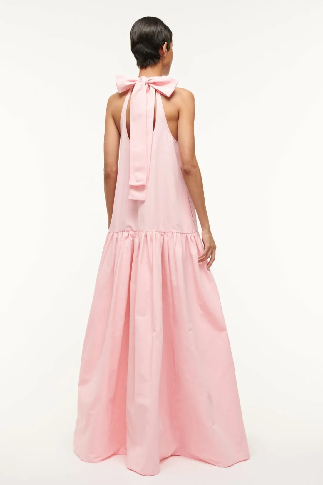 STAUD MAXI MARLOWE DRESS PEARL PINK PEARLPINK New