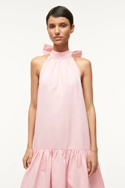 STAUD MAXI MARLOWE DRESS PEARL PINK PEARLPINK New