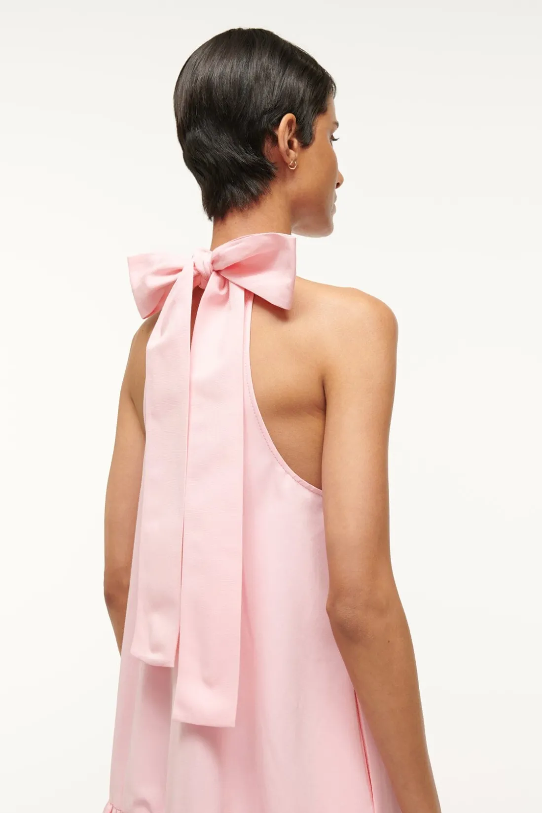 STAUD MAXI MARLOWE DRESS PEARL PINK PEARLPINK New