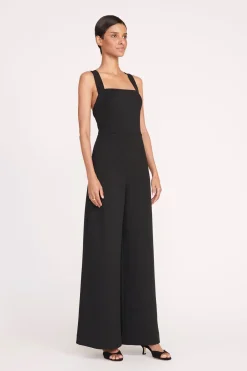 STAUD MEKAYLA JUMPSUIT   BLACK Sale