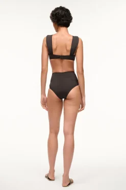 STAUD MELROSE BIKINI TOP   BLACK Discount