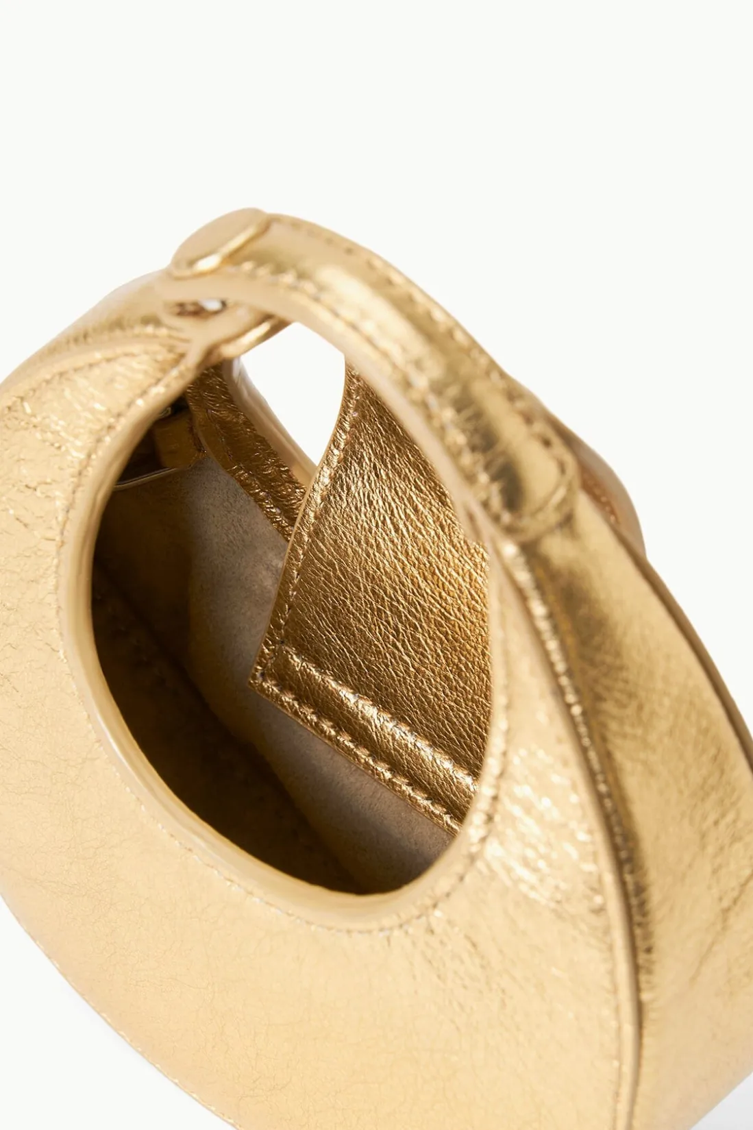 STAUD MICRO MOON BAG GOLD Clearance