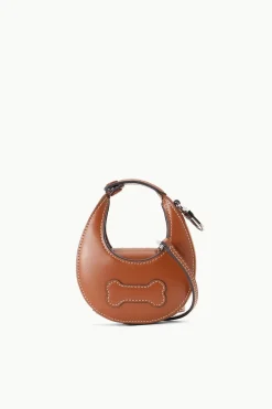 STAUD MICRO MOON POOP BAG CARRIER   TAN Clearance