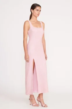 STAUD MIDI LE SABLE DRESS CHERRY BLOSSOM CHERRYBLOSSOM Discount