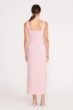 STAUD MIDI LE SABLE DRESS CHERRY BLOSSOM CHERRYBLOSSOM Discount