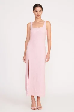 STAUD MIDI LE SABLE DRESS CHERRY BLOSSOM CHERRYBLOSSOM Discount
