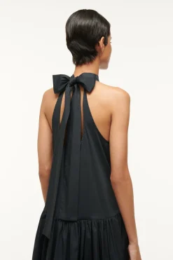 STAUD MIDI MARLOWE DRESS   BLACK Outlet