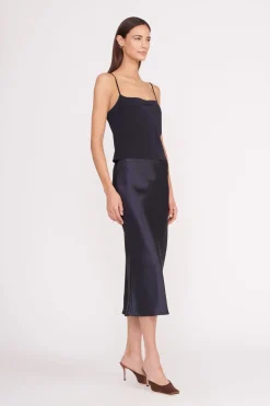 STAUD MILES REVERSIBLE TOP   NAVY Sale