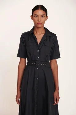 STAUD MILLIE DRESS   BLACK Discount