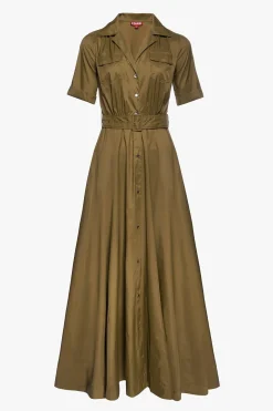 STAUD MILLIE DRESS   CAPER