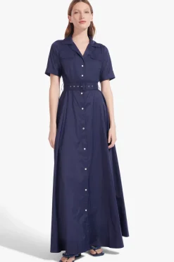 STAUD MILLIE DRESS   NAVY Online