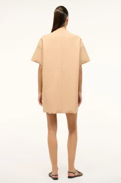 STAUD MINI AMIGONI DRESS FAWN Best