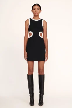 STAUD MINI DOLCE DRESS   BLACK Best