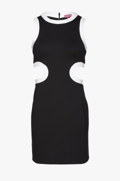 STAUD MINI DOLCE DRESS   BLACK Best