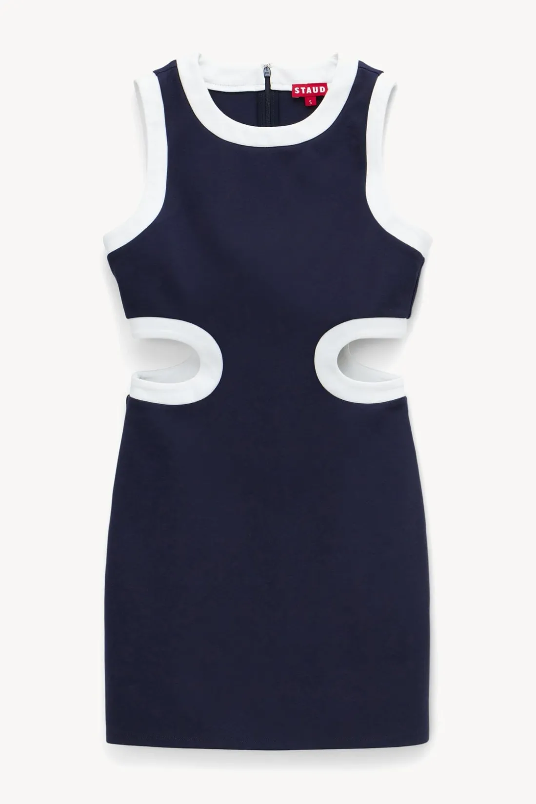 STAUD MINI DOLCE DRESS NAVY WHITE NAVYWHITE Outlet