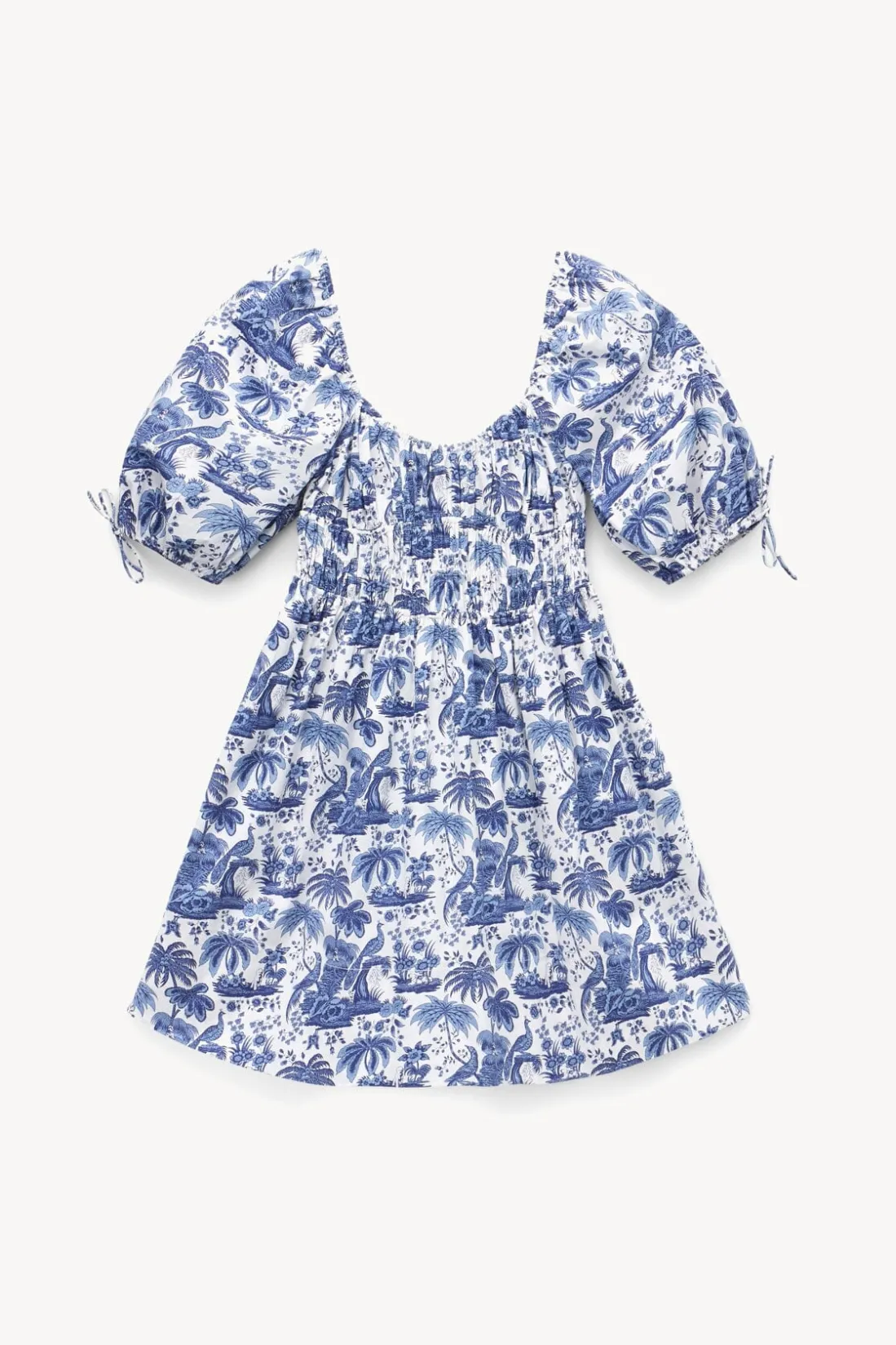 STAUD MINI FAYE DRESS BLUE TOILE BLUETOILE Outlet