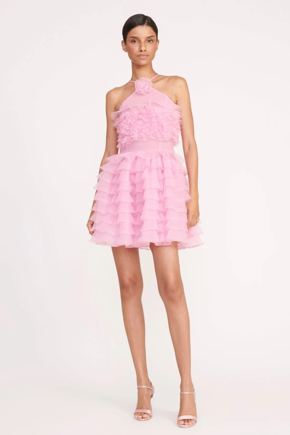 STAUD MINI FLORIAN DRESS TULIP Best