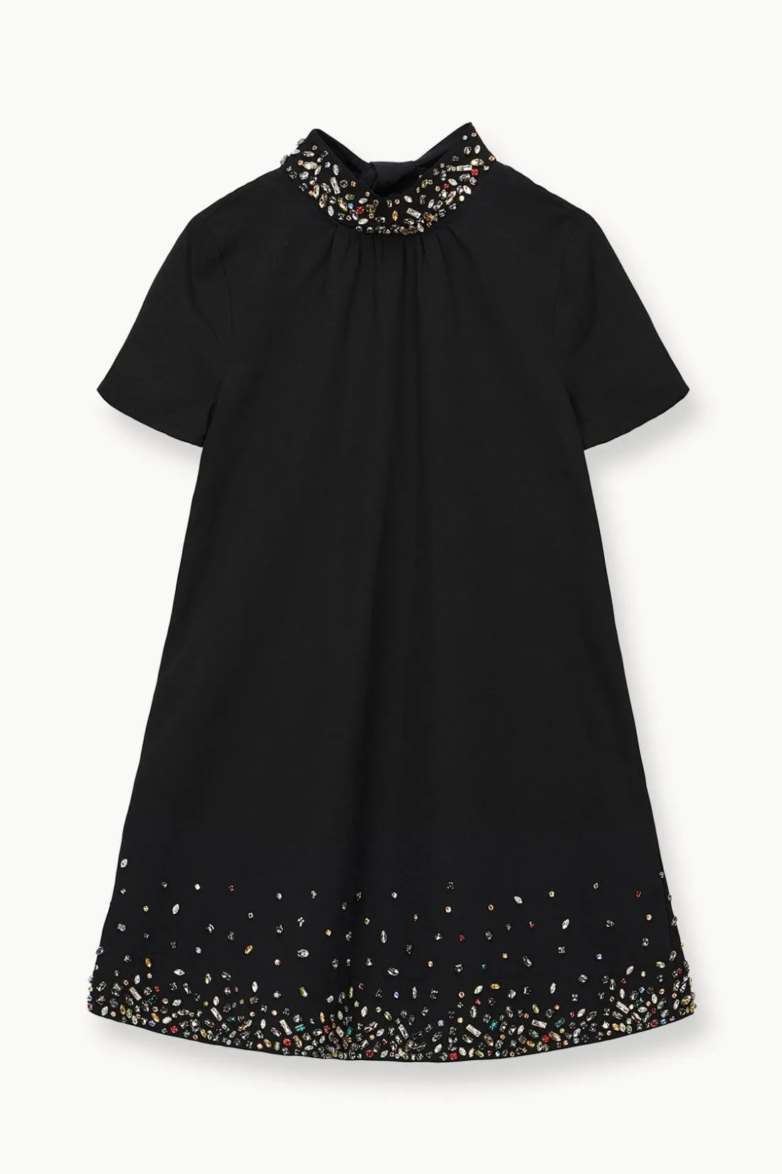 STAUD MINI ILANA DRESS BLACK SILVER BLACKSILVER Hot