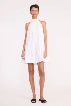 STAUD MINI MARLOWE DRESS WHITE Online