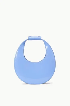 STAUD MINI MOON BAG  BLUE HYDRANGEA BLUEHYDRANGEA Discount