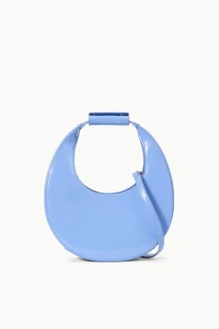 STAUD MINI MOON BAG BLUE HYDRANGEA BLUEHYDRANGEA Discount