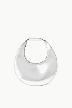 STAUD MINI MOON BAG CHROME Best