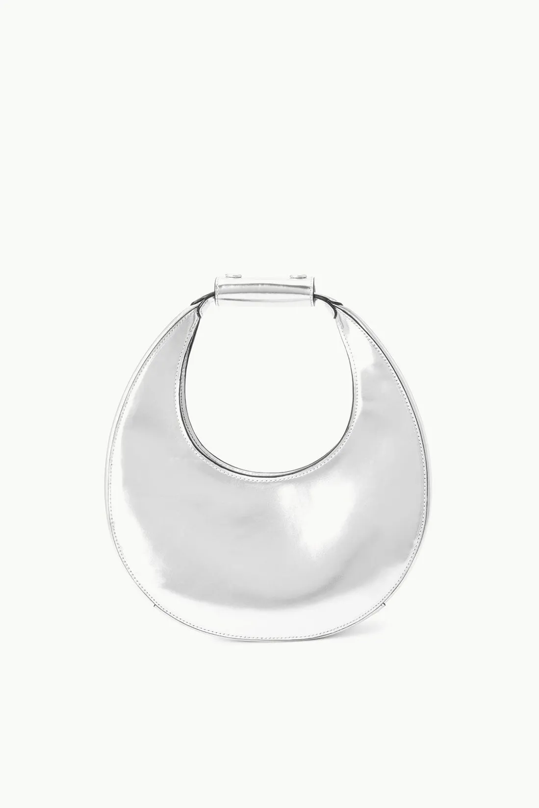 STAUD MINI MOON BAG CHROME Best