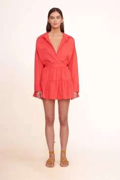 STAUD MINI SEA SKIRT HIBISCUS Clearance