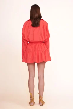 STAUD MINI SEA SKIRT   HIBISCUS Clearance