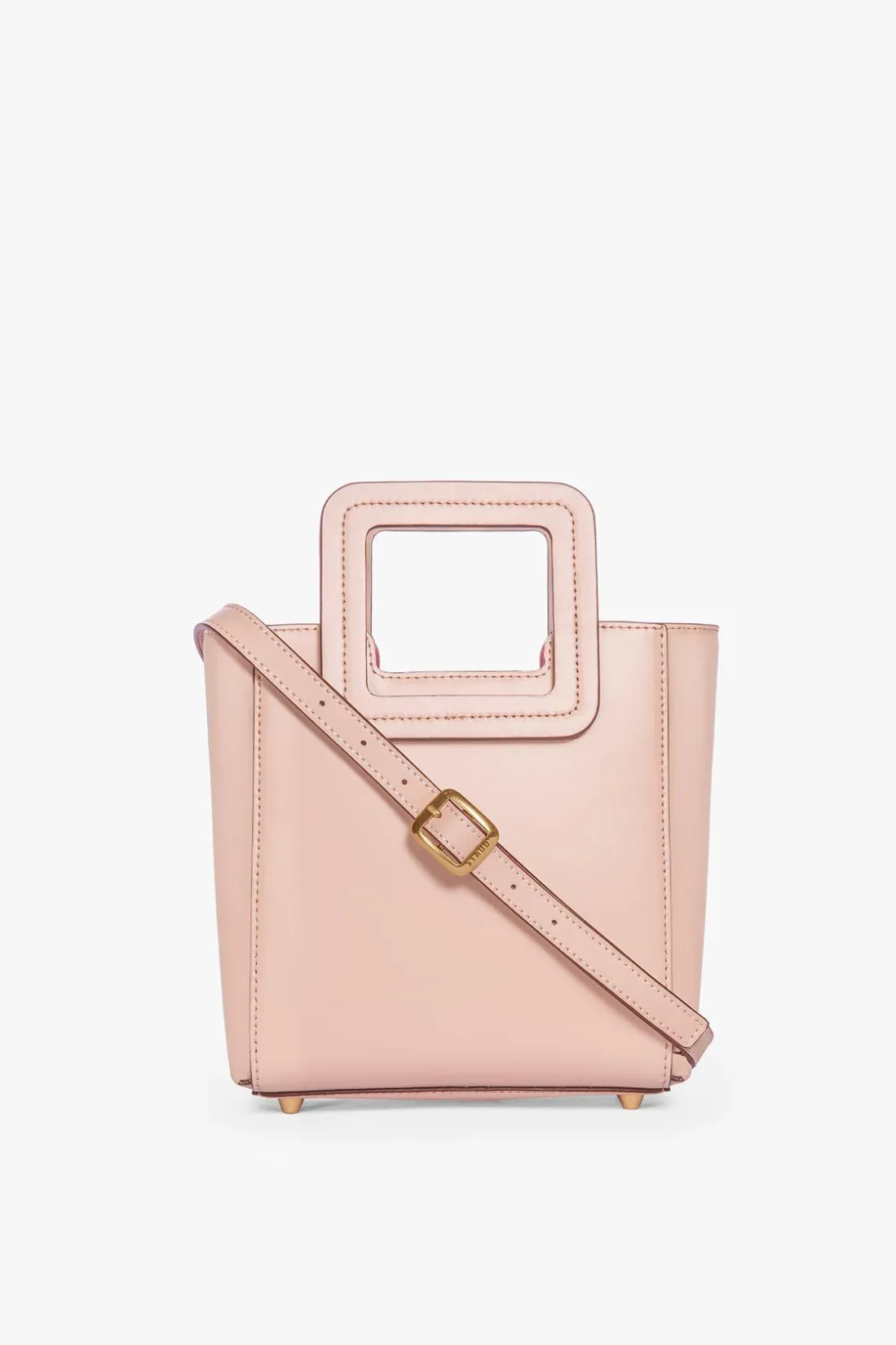STAUD MINI SHIRLEY LEATHER BAG BLUSH Online