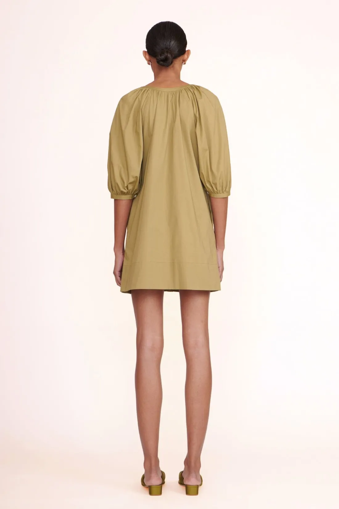 STAUD MINI VINCENT DRESS KHAKI Online
