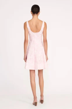 STAUD MINI WELLS DRESS CHERRY BLOSSOM IVORY TOILE CHERRYBLOSSOMIVORYTOILE Hot