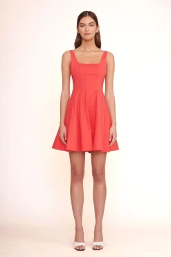 STAUD MINI WELLS DRESS HIBISCUS Discount