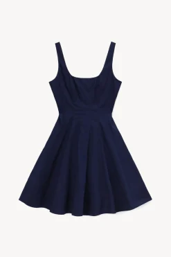 STAUD MINI WELLS DRESS   NAVY New