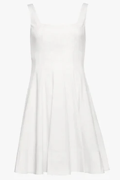 STAUD MINI WELLS DRESS   WHITE Sale