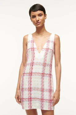 STAUD MINI ZORA DRESS  TEA TOWEL TEATOWEL Discount