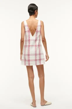 STAUD MINI ZORA DRESS  TEA TOWEL TEATOWEL Discount