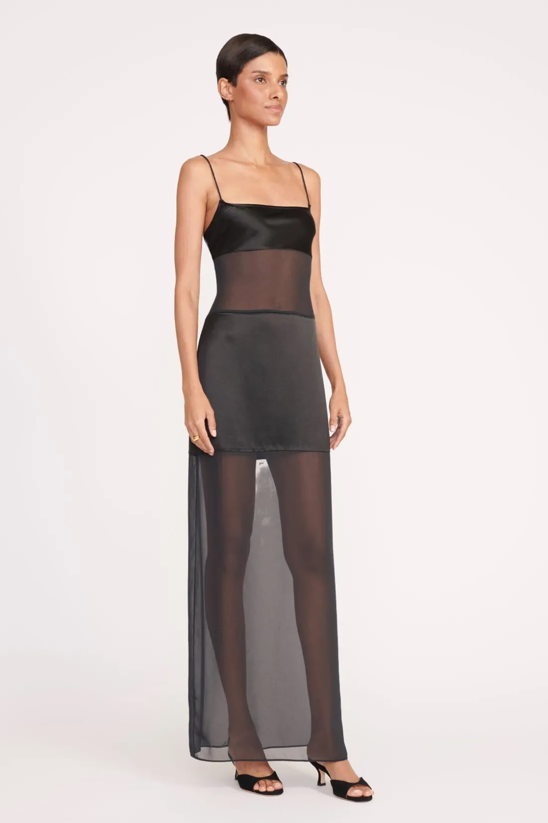 STAUD MISTY DRESS BLACK Online