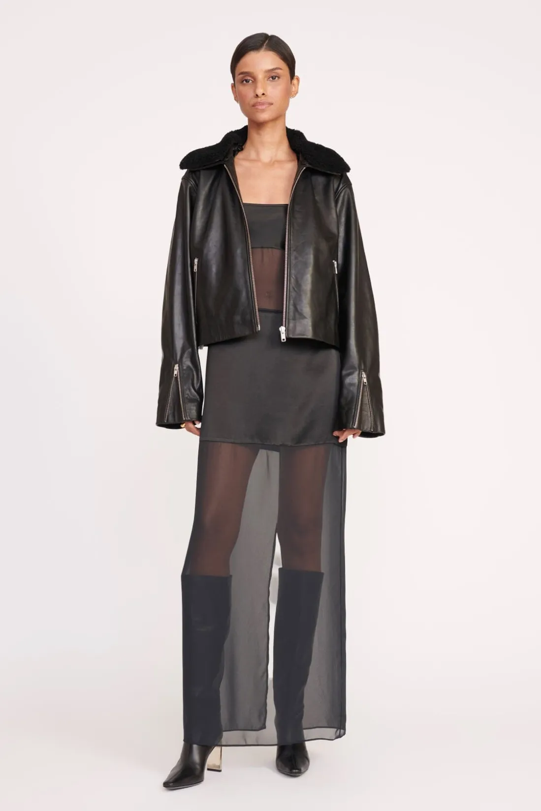 STAUD MISTY DRESS BLACK Online