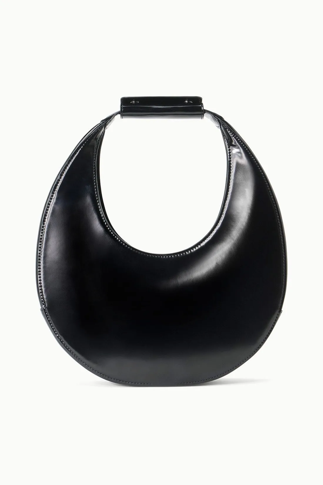 STAUD MOON BAG POLISHED BLACK Online