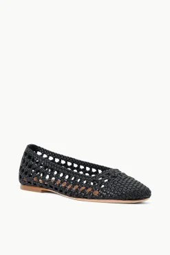 STAUD NELL CROCHET BALLERINA BLACK Sale