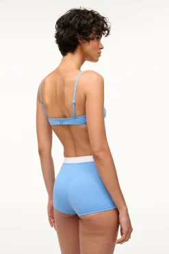 STAUD NELL SWIM SKIRT AZURE WHITE AZUREWHITE Online