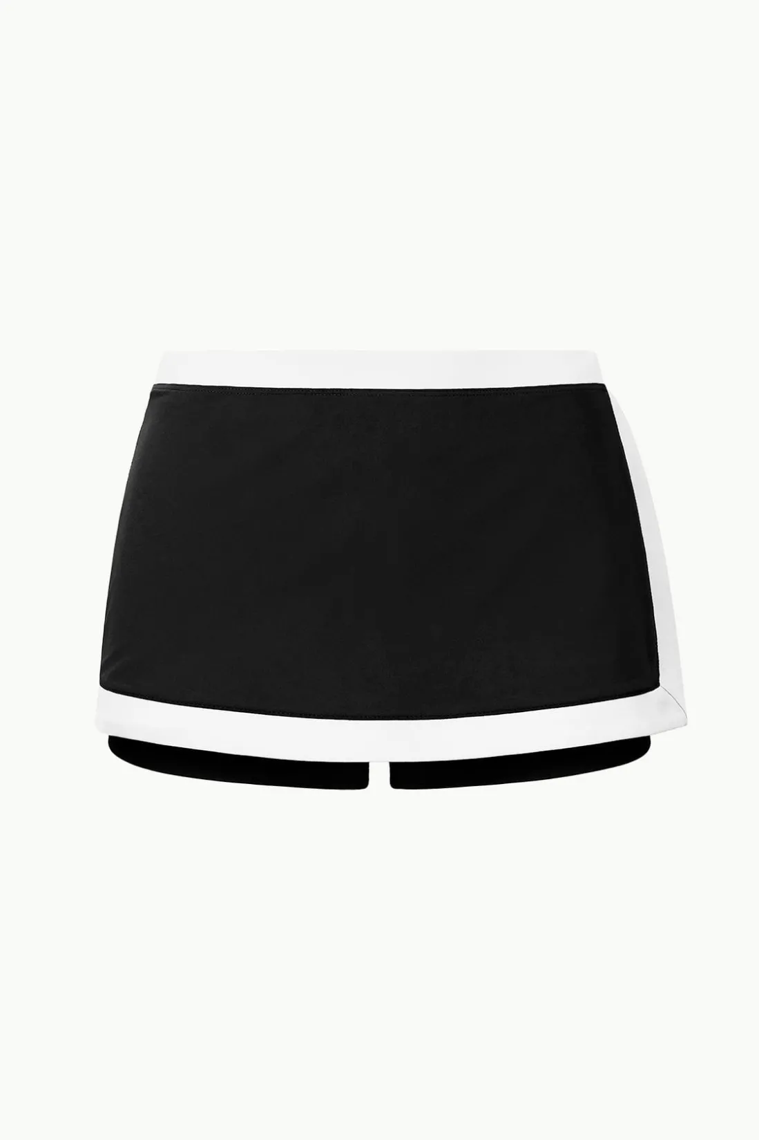 STAUD NELL SWIM SKIRT BLACK WHITE BLACKWHITE Sale