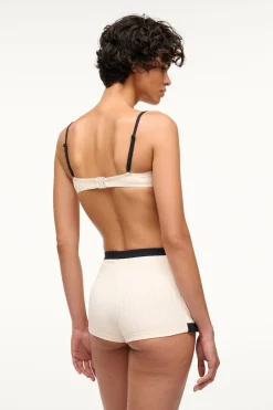 STAUD NELL SWIM SKIRT IVORY BLACK IVORYBLACK Best