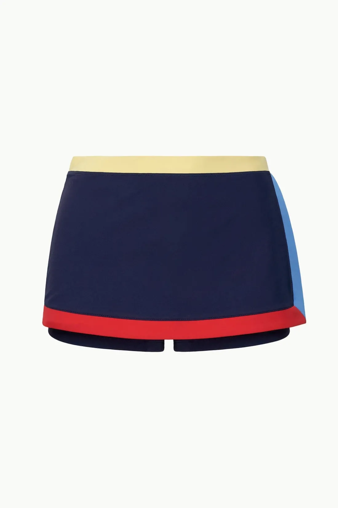 STAUD NELL SWIM SKIRT NAVY COLORBLOCK NAVYCOLORBLOCK